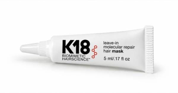 K18 מסכה ללא שטיפה לתיקון ושיקום מולקולרי של השיער ב-4 דקות בלבד 5 מ"ל